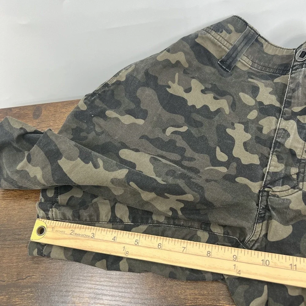 5.11 Aramis 10" Shorts Mens 36 Green Camo Cotton Blend Multi Pocket Utility - Picture 13 of 15